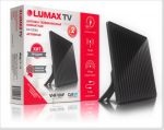 Антенна LUMAX комнатная DA1205A DVB-T2, с усилителем, VHF: 174-230 МГц, UHF: 470-862 МГц