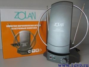 Купить в интернет магазине ZOLAN ANT-701 (Комнатная антенна с усилителем)  наложенным платежем почтой