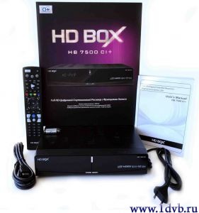 HDBOX 7500Ci+ спутниковый ресивер выбрать, сравнить цены, купить в интернет магазине почтой, заказать по почте наложенным платежем