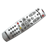 Пульт DRE серебристый (для триколор) ― 1DVB.RU Cпутниковое оборудование, электроника Почтой РФ по всей России.